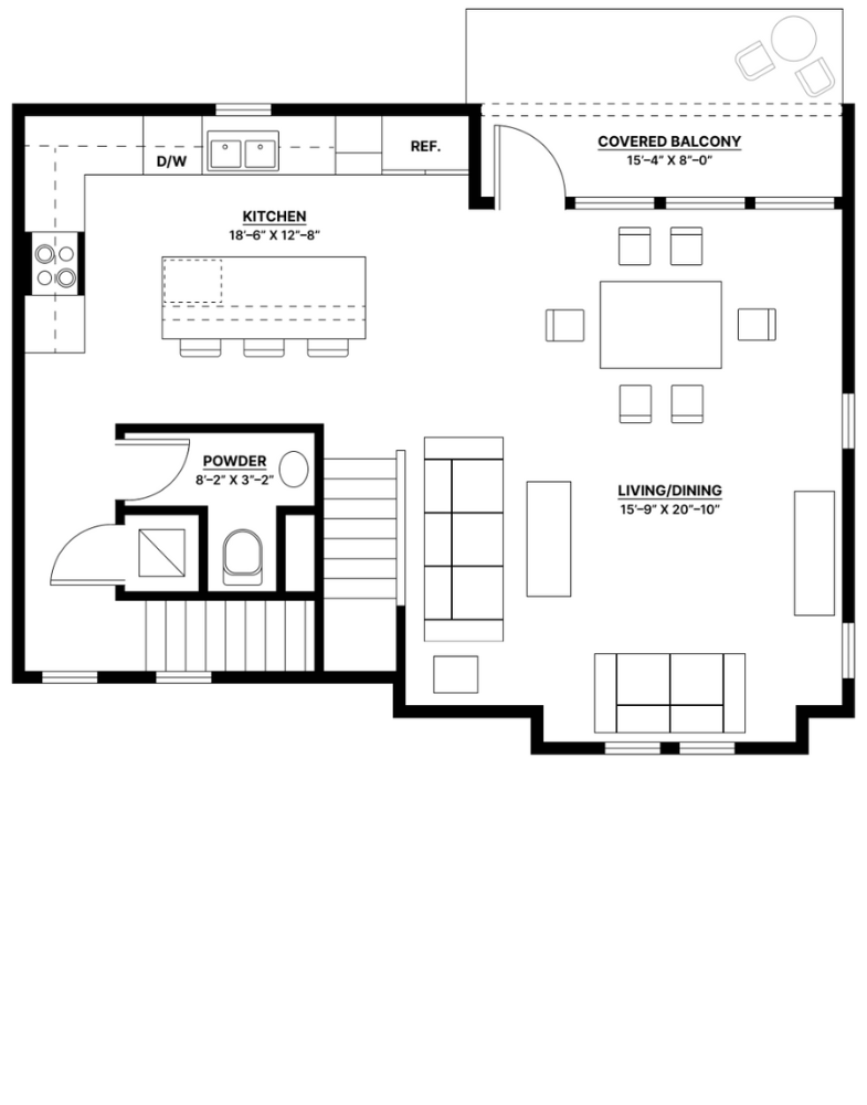 Second Floor floorplan