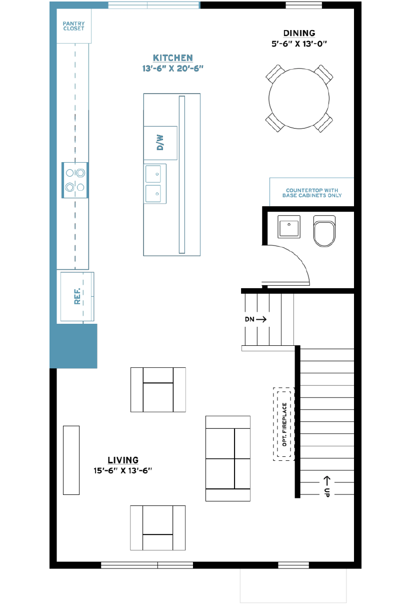 Second Floor floorplan