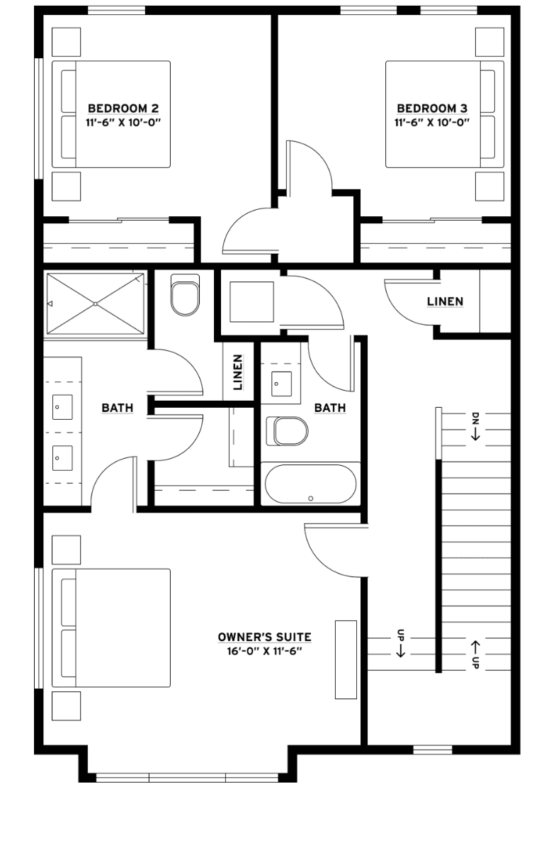 Third Floor floorplan