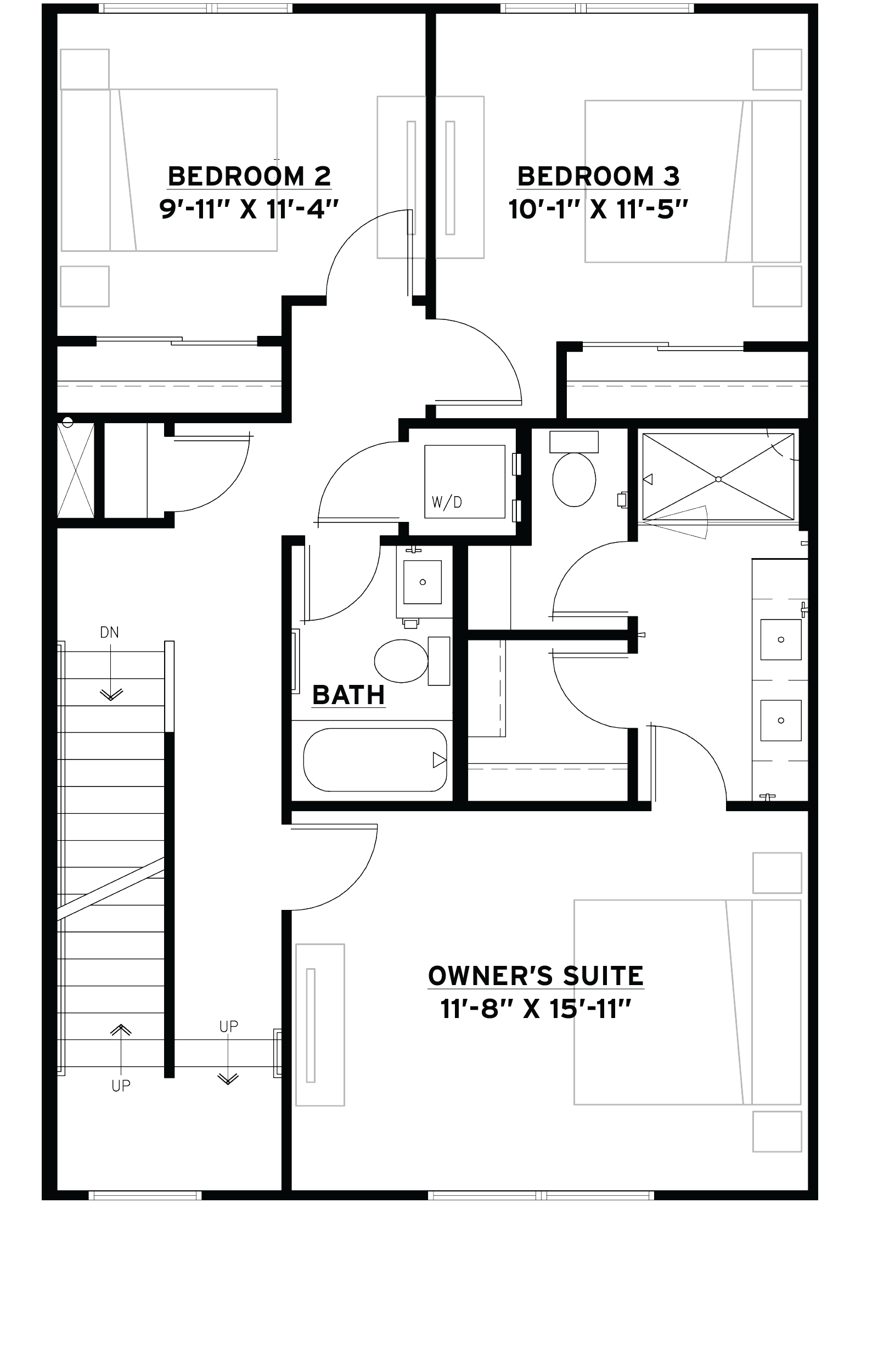 Third Floor floorplan