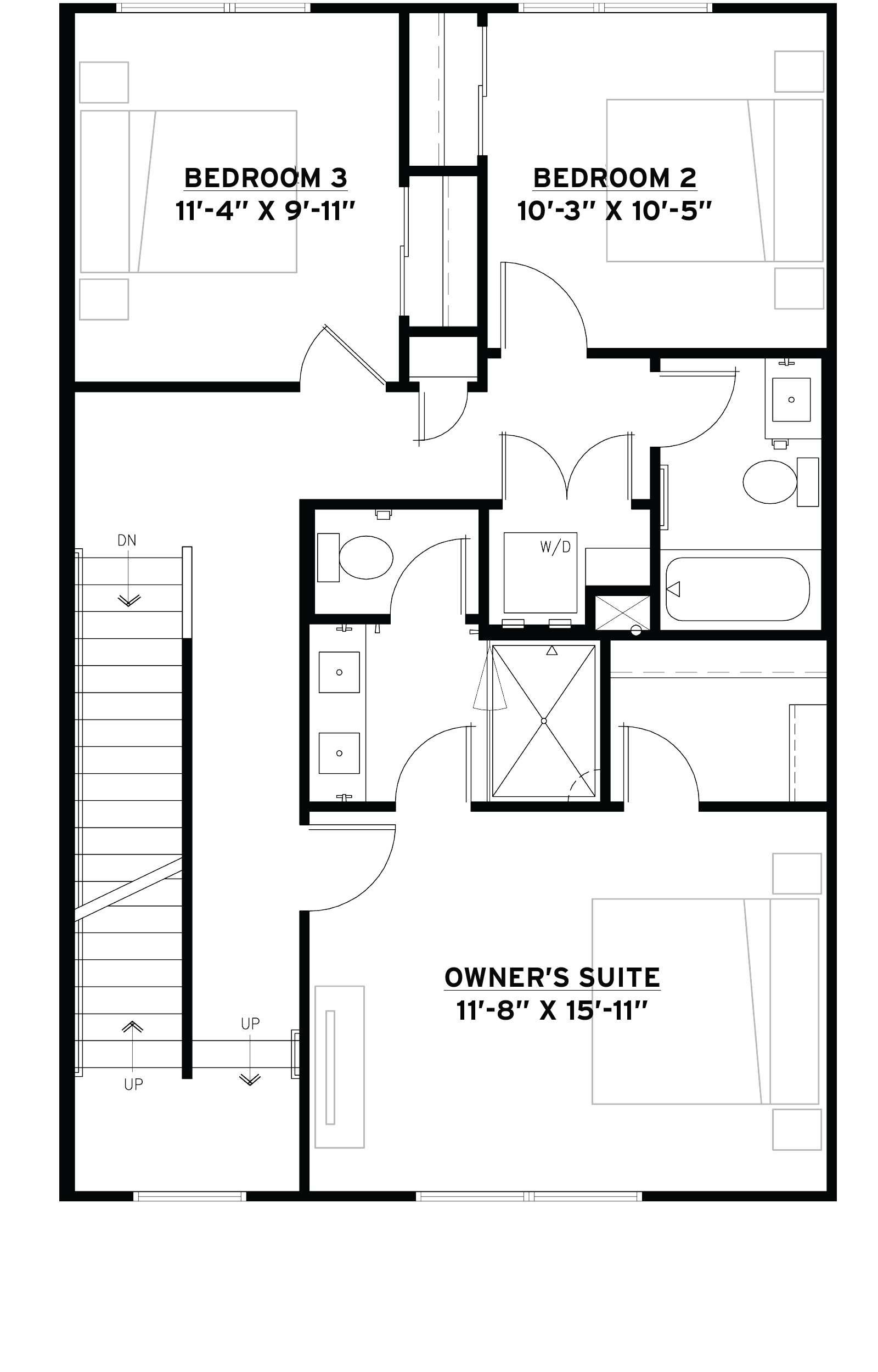 Third Floor floorplan