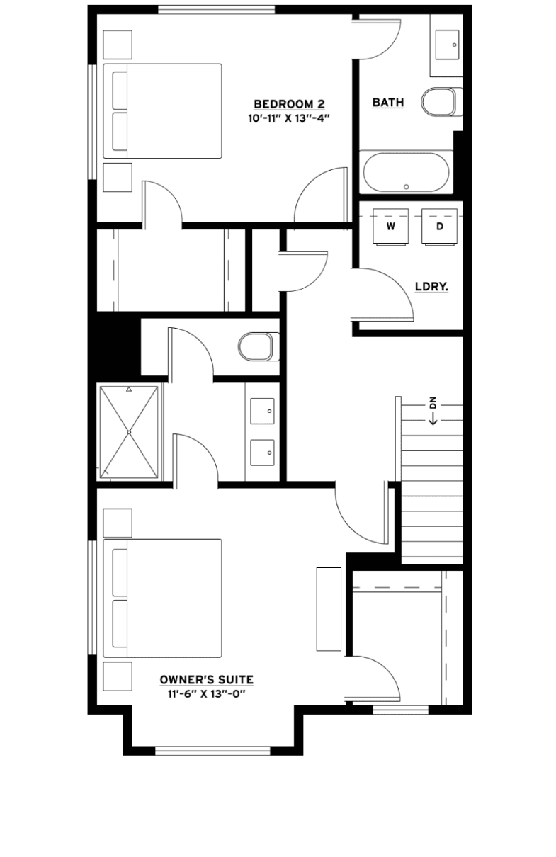 Third Floor floorplan