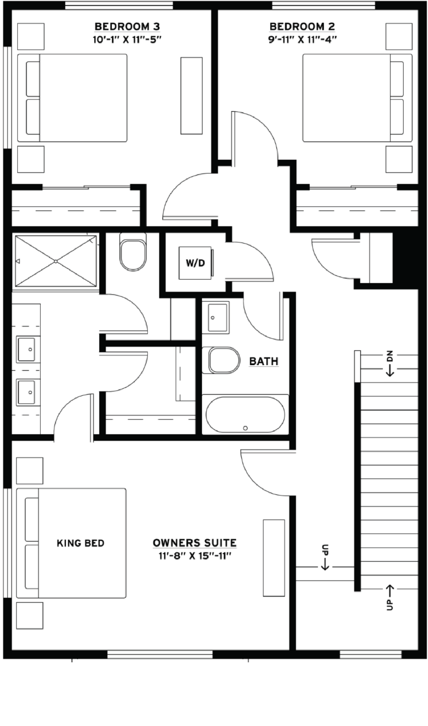 Third Floor floorplan