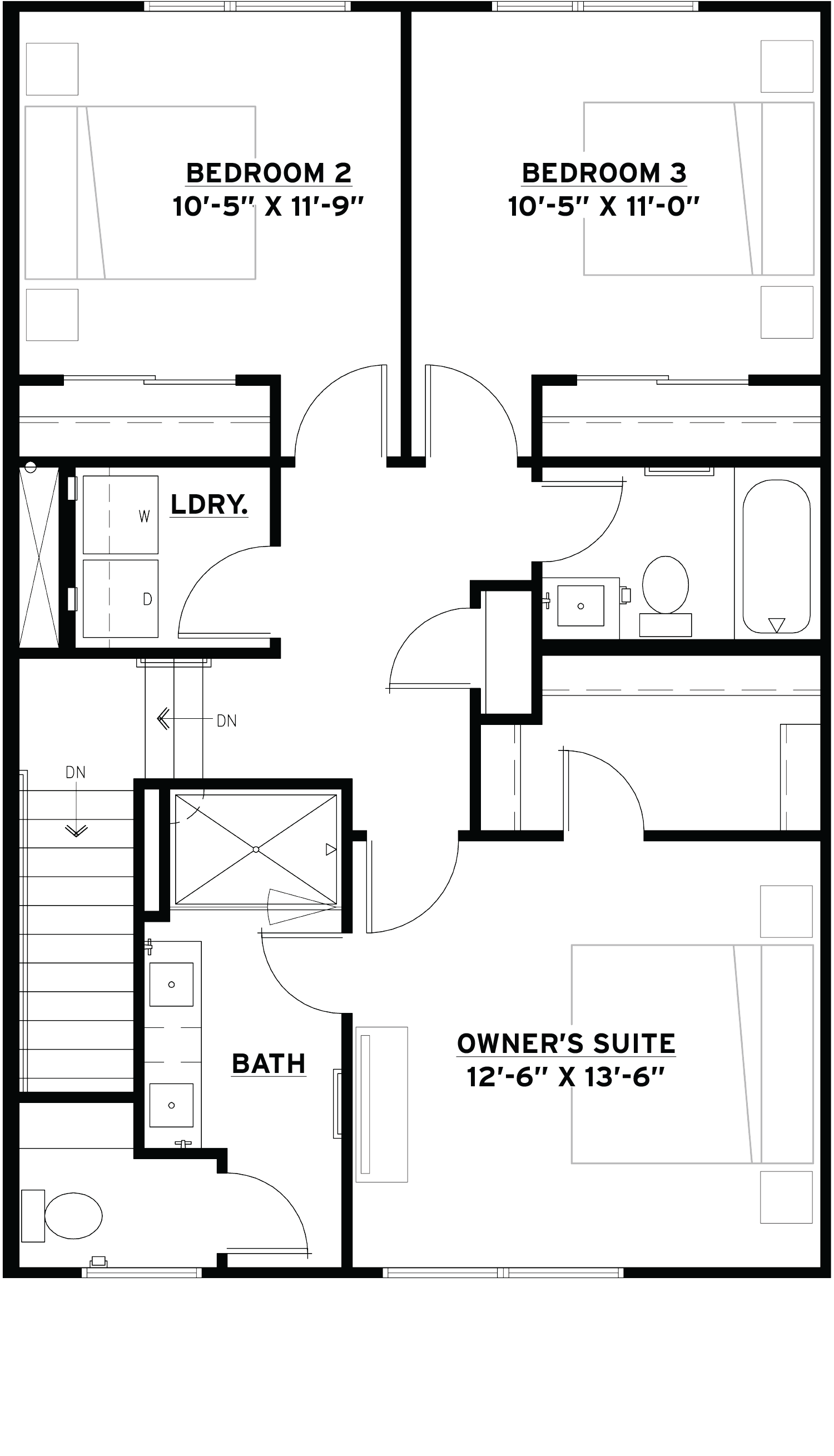 Third Floor floorplan