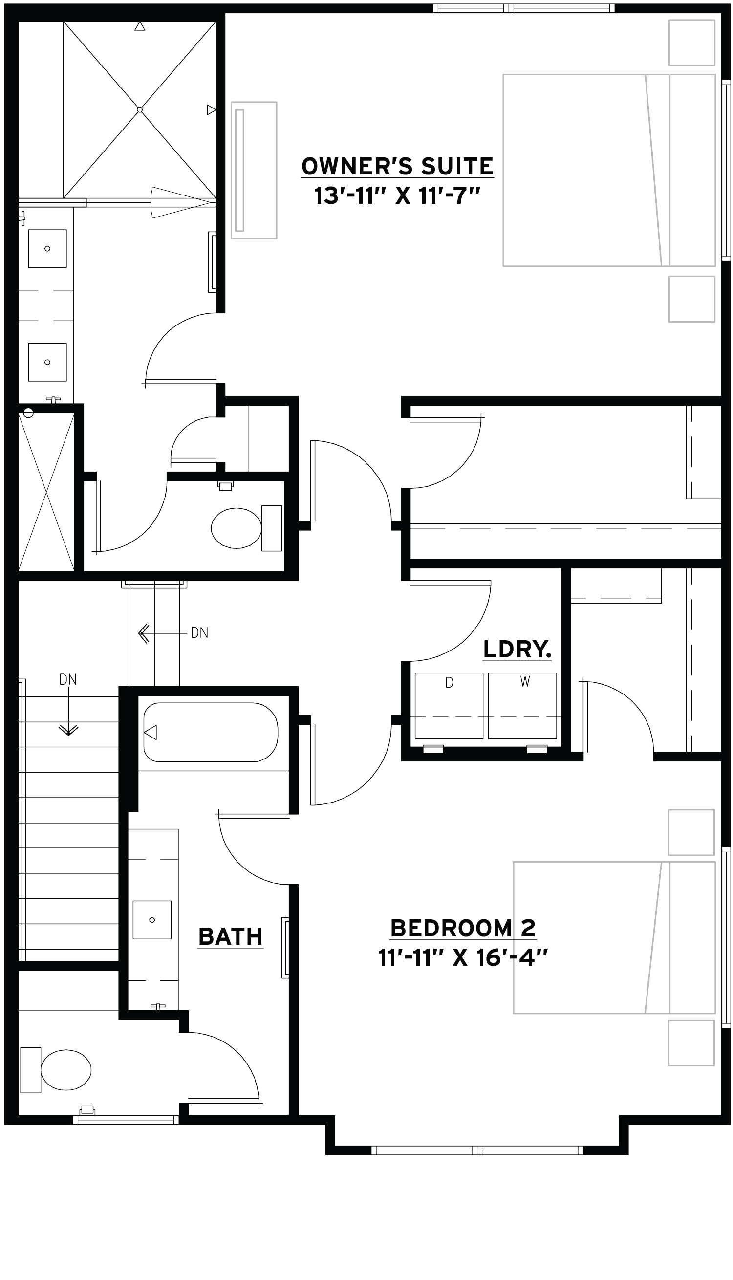 Third Floor floorplan