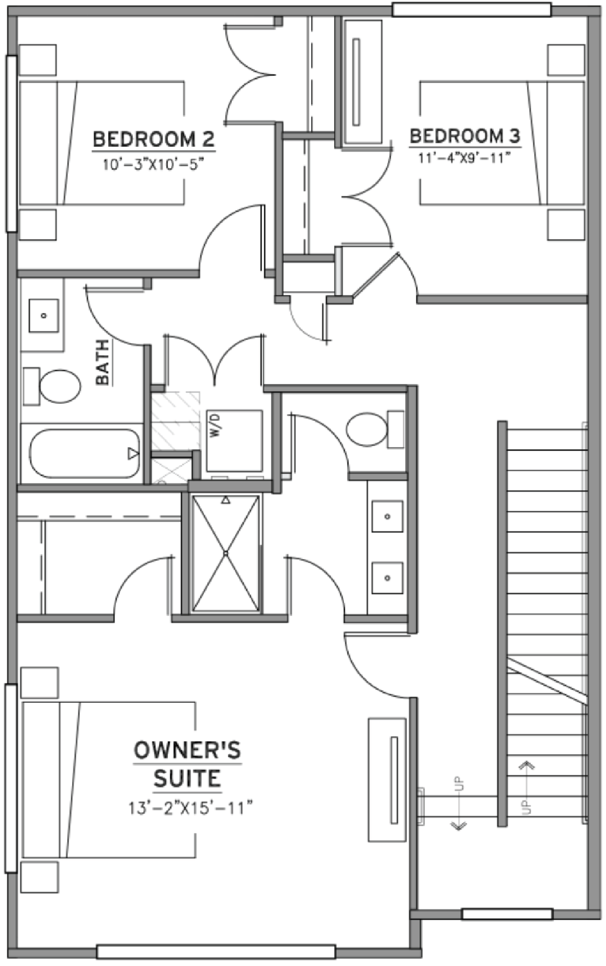 Third Floor floorplan