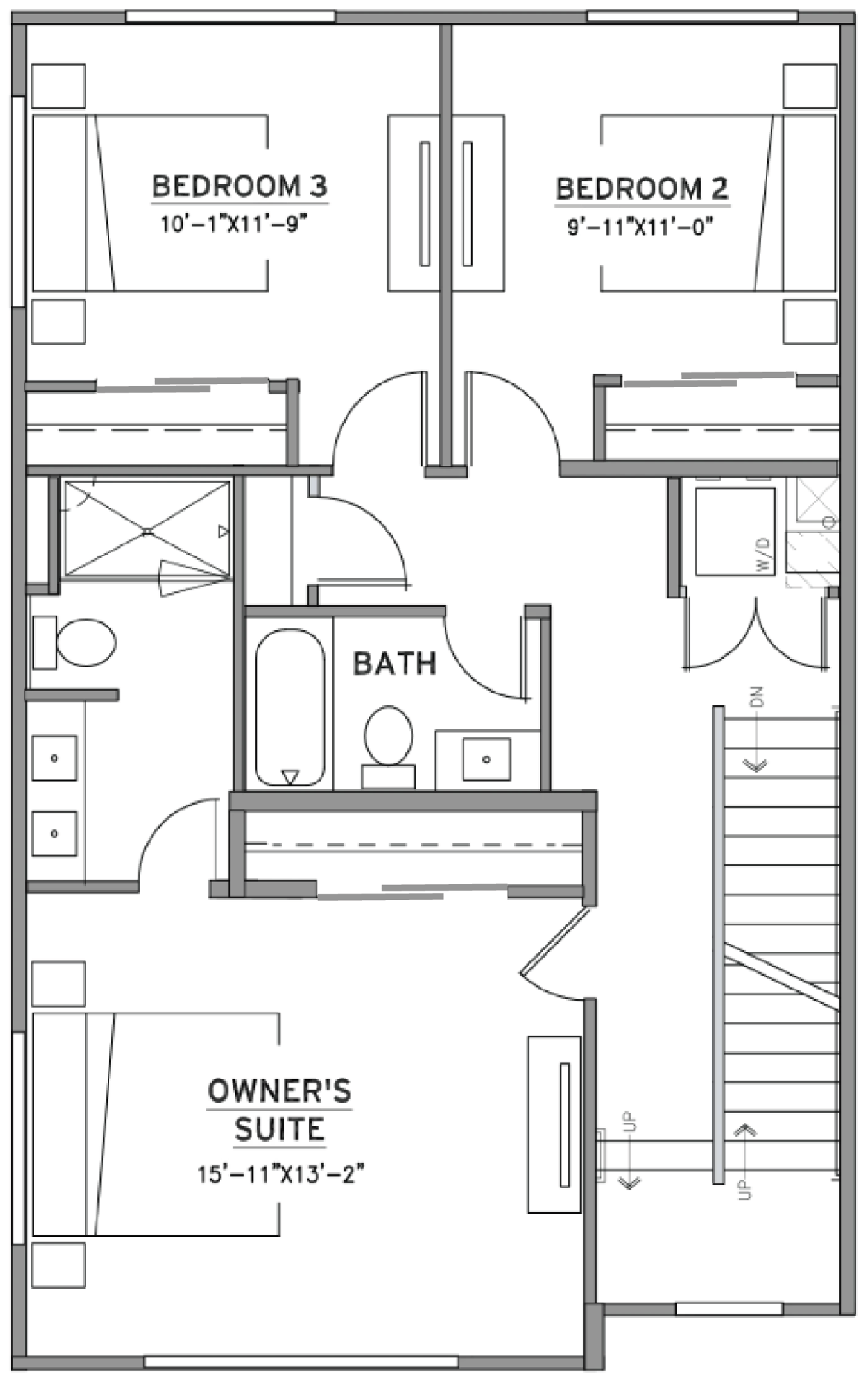 Third Floor floorplan