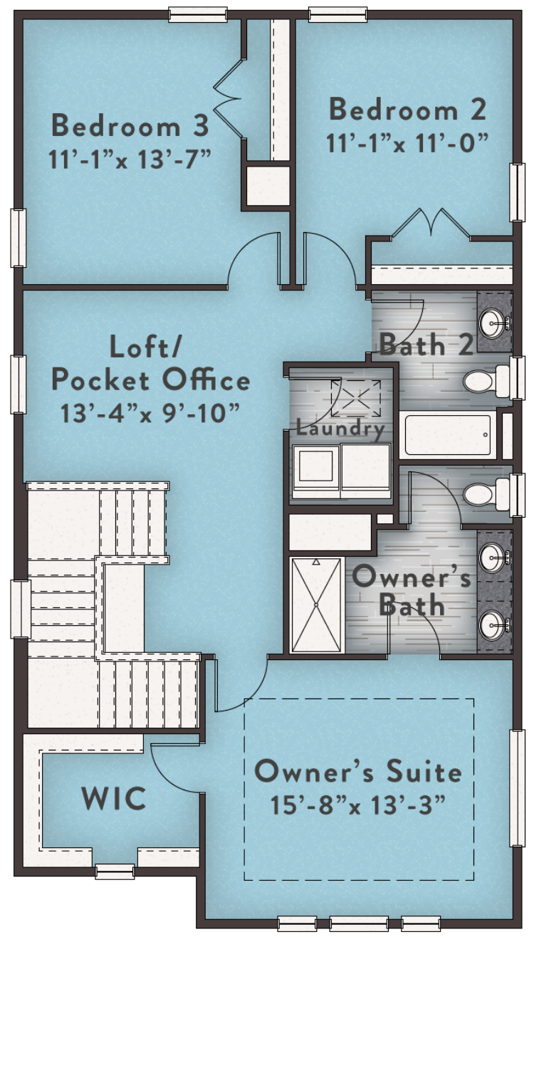 Second Floor floorplan