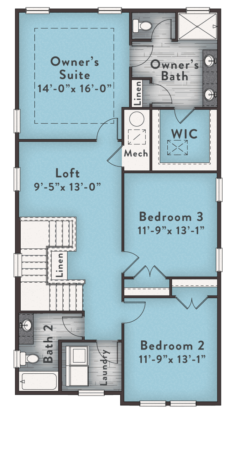 Second Floor floorplan