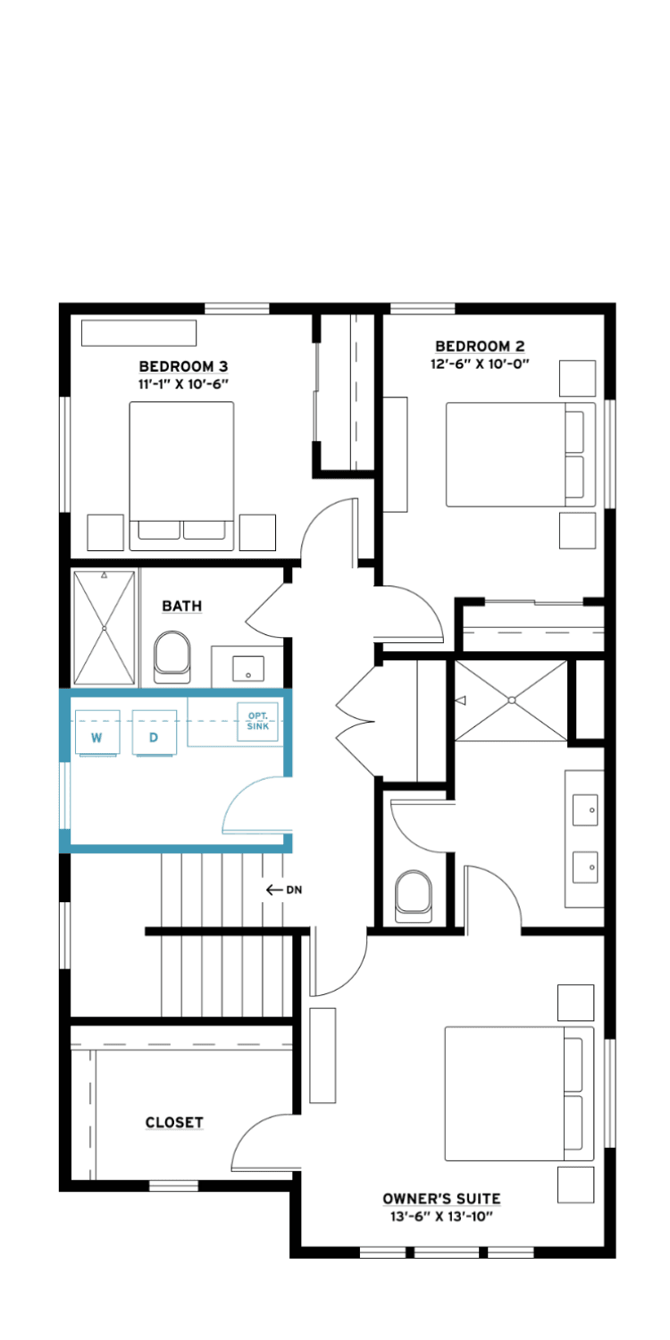Second Floor floorplan