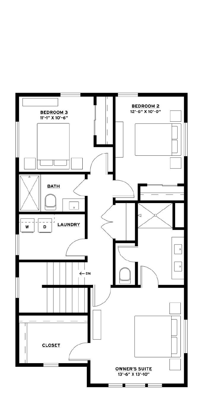 Second Floor floorplan
