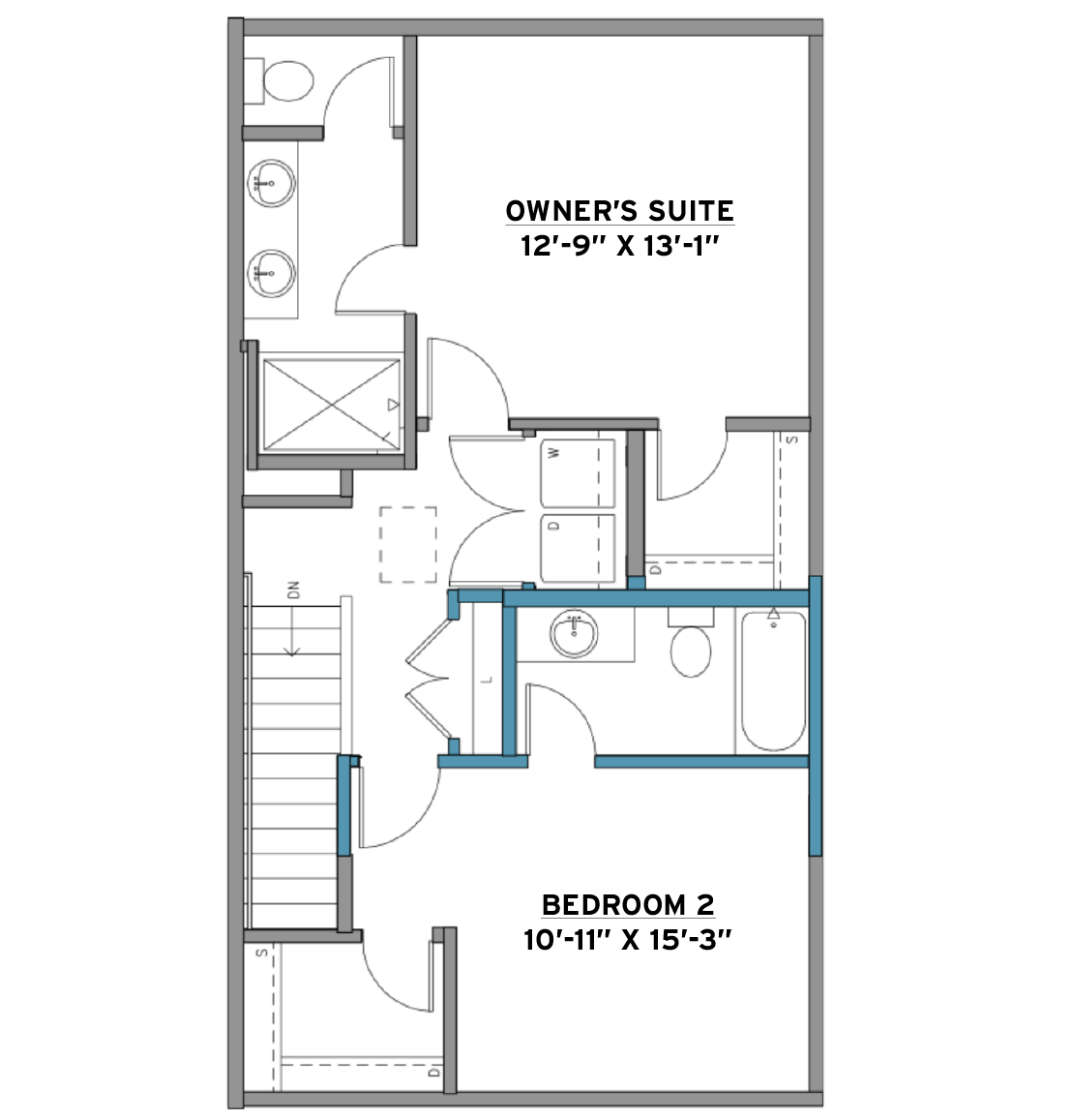 Third Floor floorplan